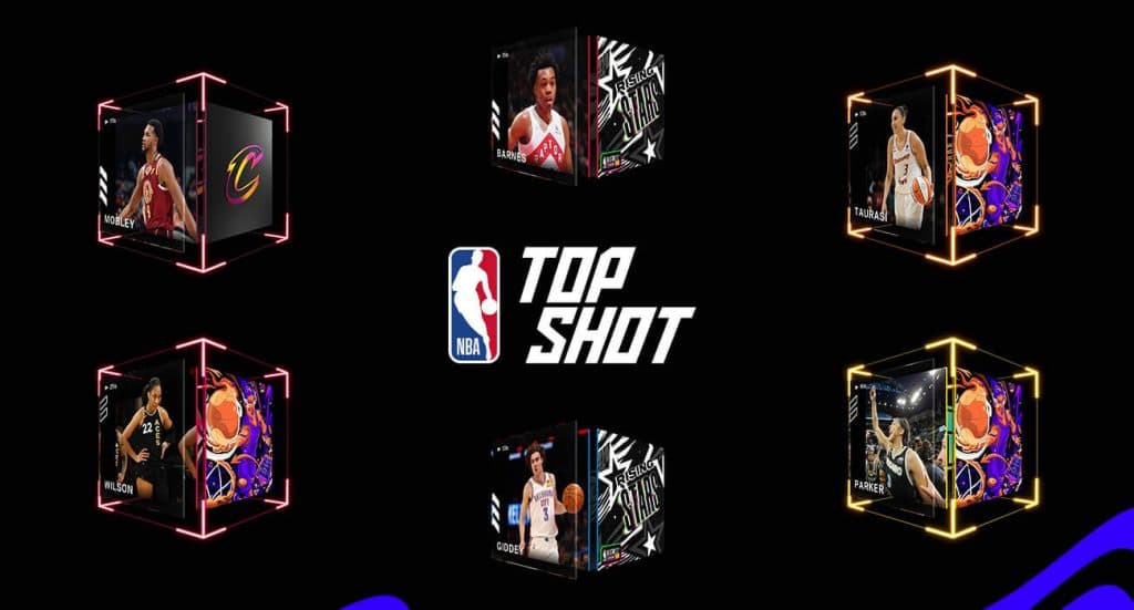Image of NBA Top shot with several moments