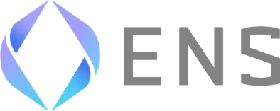 Logo for Ethereum Name Service has a stylized circle with ENS letters