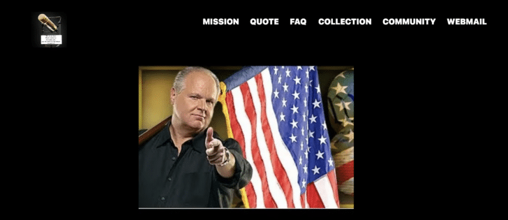 Screenshot of EIBLegacy.com.